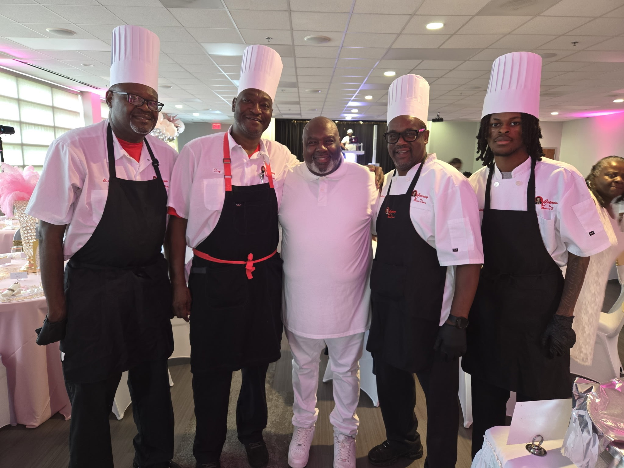 Family catering team